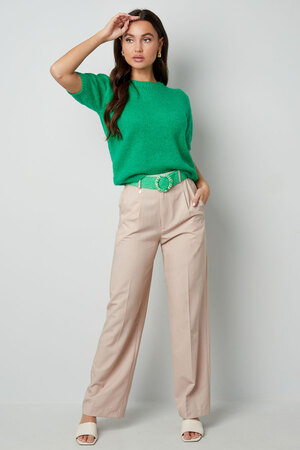 Basic shirt with puffed sleeves - off-white h5 Picture11